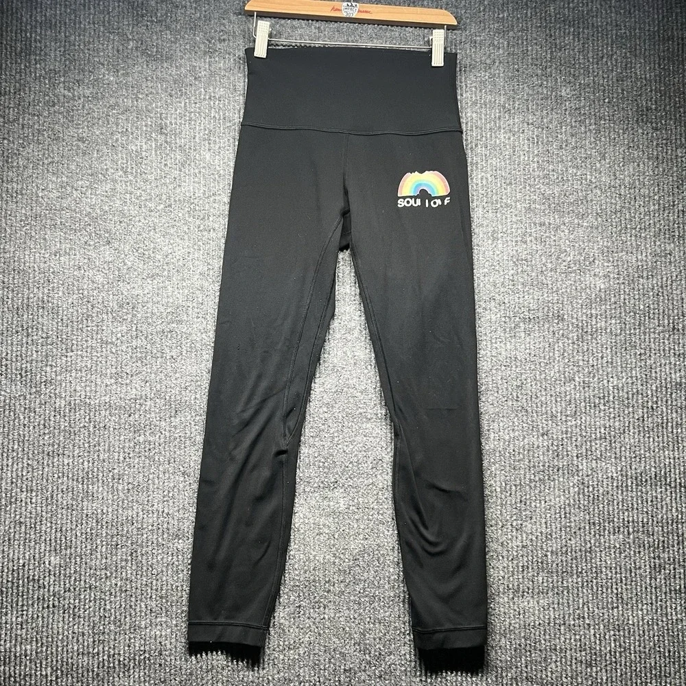 Lululemon x SoulCycle Align Pant II Leggings Womens‎ 4 Black Workout Casual